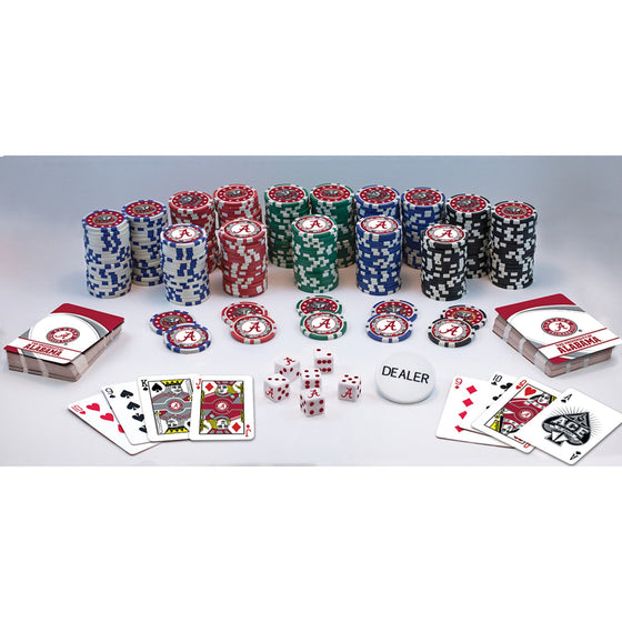 Alabama Crimson Tide 300 Piece Poker Set - 757 Sports Collectibles