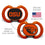 Oregon State Beavers - Pacifier 2-Pack - 757 Sports Collectibles