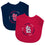 St. Louis Cardinals - Baby Bibs 2-Pack - Red & Navy - 757 Sports Collectibles