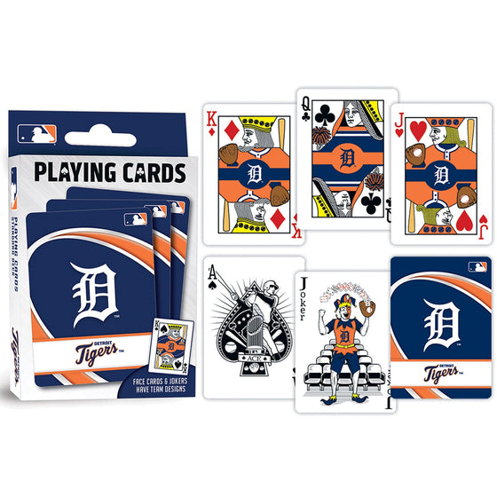 Detroit Tigers Playing Cards - 54 Card Deck - 757 Sports Collectibles