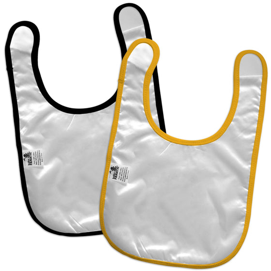 Pittsburgh Steelers - Baby Bibs 2-Pack - Yellow & Black - 757 Sports Collectibles