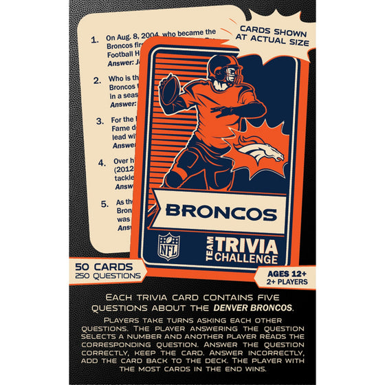 Denver Broncos Trivia Challenge - 757 Sports Collectibles