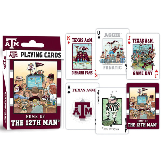 Texas A&M Aggies Fan Deck Playing Cards - 54 Card Deck - 757 Sports Collectibles