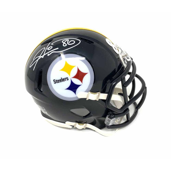 Hines Ward Signed Pittsburgh Steelers Black Speed Mini Helmet - 757 Sports Collectibles