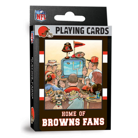 Cleveland Browns Fan Deck Playing Cards - 54 Card Deck - 757 Sports Collectibles