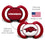 Arkansas Razorbacks - Pacifier 2-Pack - 757 Sports Collectibles