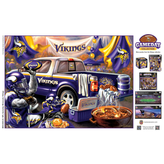 Minnesota Vikings - Gameday 1000 Piece Jigsaw Puzzle - 757 Sports Collectibles