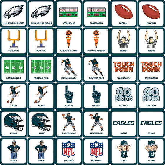 Philadelphia Eagles Matching Game - 757 Sports Collectibles