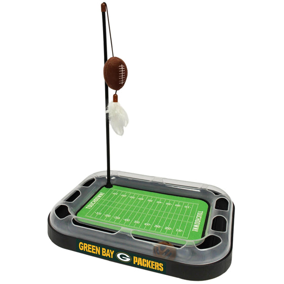 Green Bay Packers Football Field Cat Scratcher Toy