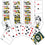 Green Bay Packers Playing Cards - 54 Card Deck - 757 Sports Collectibles