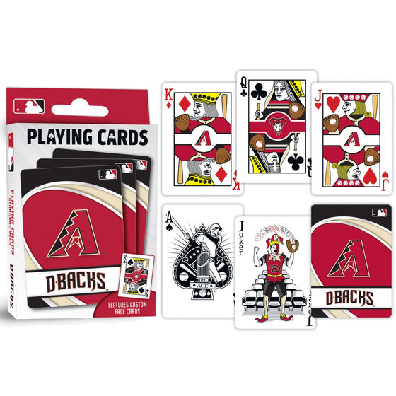 Arizona Diamondbacks Playing Cards - 54 Card Deck - 757 Sports Collectibles