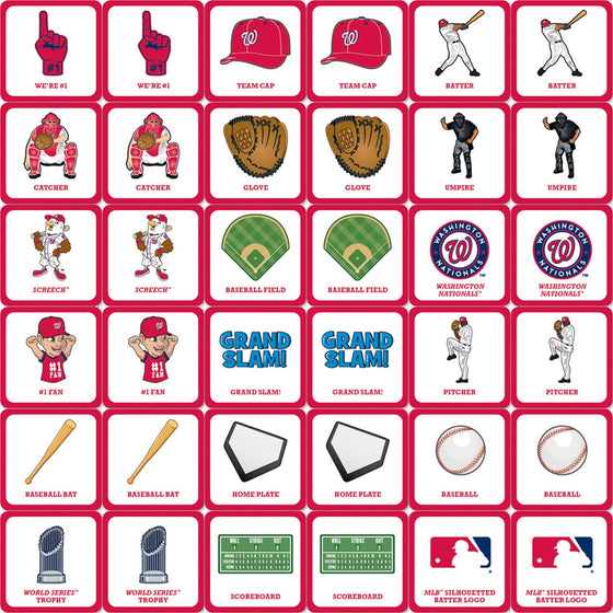 Washington Nationals Matching Game - 757 Sports Collectibles