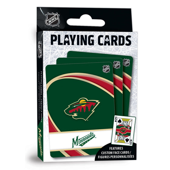 Minnesota Wild Playing Cards - 54 Card Deck - 757 Sports Collectibles