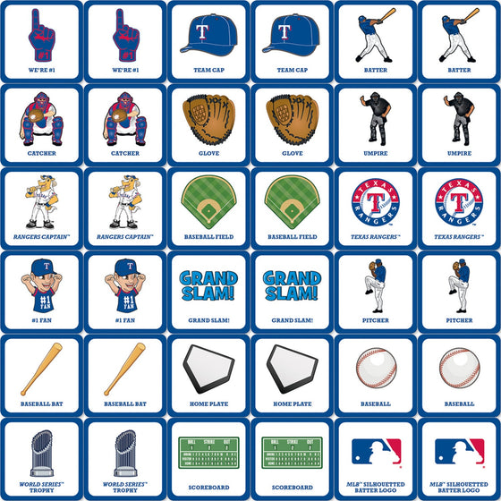 Texas Rangers Matching Game - 757 Sports Collectibles