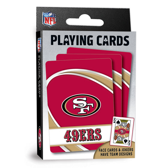 San Francisco 49ers Playing Cards - 54 Card Deck - 757 Sports Collectibles