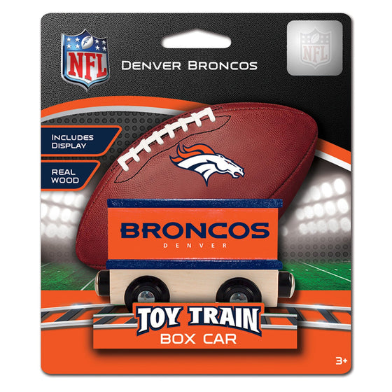 Denver Broncos Toy Train Box Car - 757 Sports Collectibles