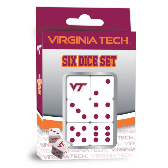 Virginia Tech Hokies Dice Set - 757 Sports Collectibles