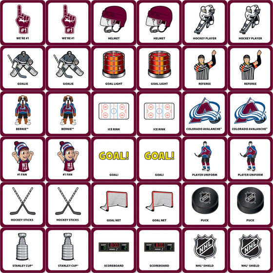 Colorado Avalanche Matching Game - 757 Sports Collectibles