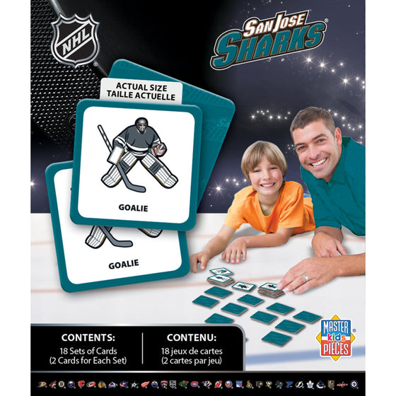 San Jose Sharks Matching Game - 757 Sports Collectibles