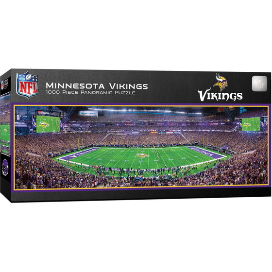 Minnesota Vikings - 1000 Piece Panoramic Jigsaw Puzzle - 757 Sports Collectibles