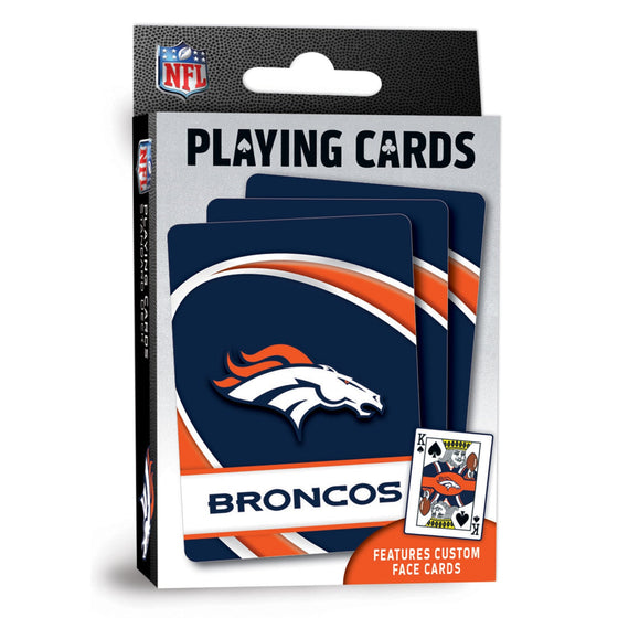 Denver Broncos Playing Cards - 54 Card Deck - 757 Sports Collectibles