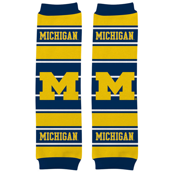 Michigan Wolverines Baby Leg Warmers - 757 Sports Collectibles