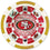 San Francisco 49ers 20 Piece Poker Chips - 757 Sports Collectibles