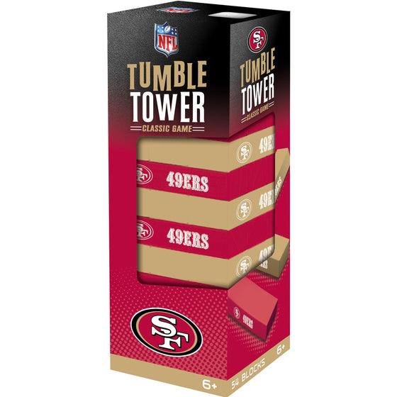 San Francisco 49ers NFL Tumble Tower - 757 Sports Collectibles