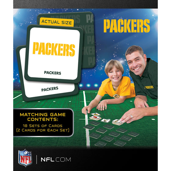 Green Bay Packers Matching Game - 757 Sports Collectibles