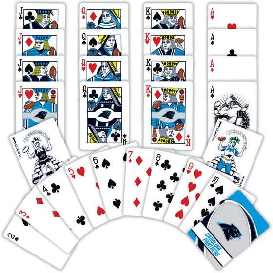 Carolina Panthers Playing Cards - 54 Card Deck - 757 Sports Collectibles