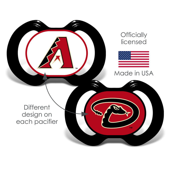 Arizona Diamondbacks - Pacifier 2-Pack - 757 Sports Collectibles