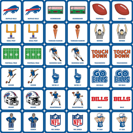 Buffalo Bills Matching Game - 757 Sports Collectibles