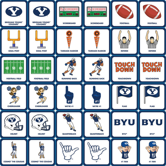 BYU Cougars Matching Game - 757 Sports Collectibles