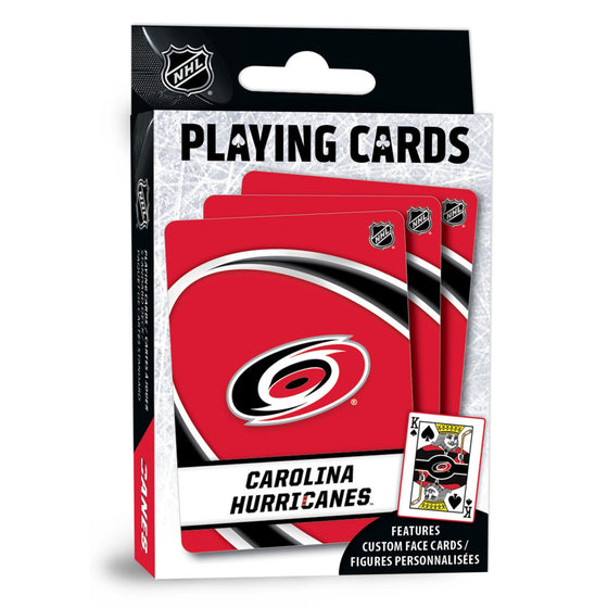 Carolina Hurricanes Playing Cards - 54 Card Deck - 757 Sports Collectibles