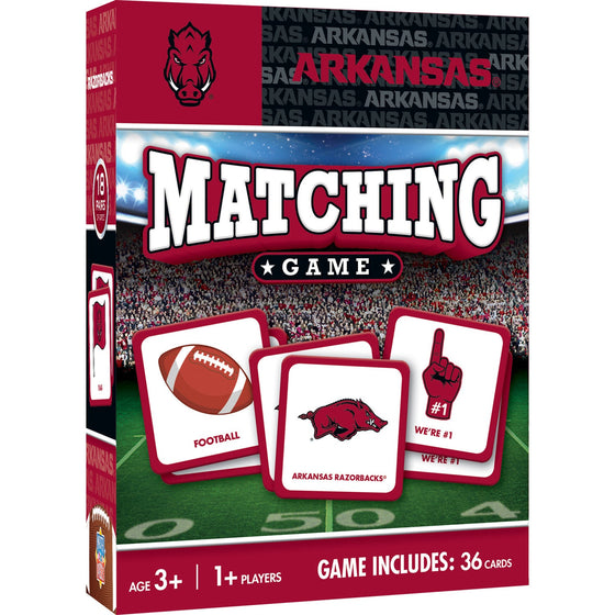 Arkansas Razorbacks Matching Game - 757 Sports Collectibles