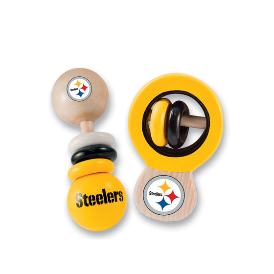 Pittsburgh Steelers - Baby Rattles 2-Pack - 757 Sports Collectibles