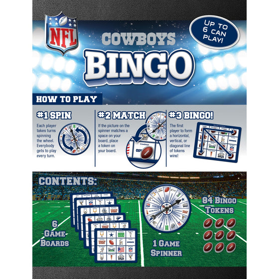 Dallas Cowboys Bingo Game - 757 Sports Collectibles