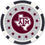 Texas A&M Aggies 100 Piece Poker Chips - 757 Sports Collectibles