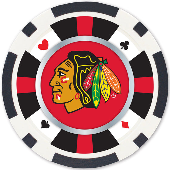 Chicago Blackhawks 100 Piece Poker Chips - 757 Sports Collectibles