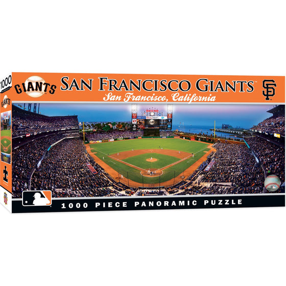 San Francisco Giants - 1000 Piece Panoramic Jigsaw Puzzle - 757 Sports Collectibles