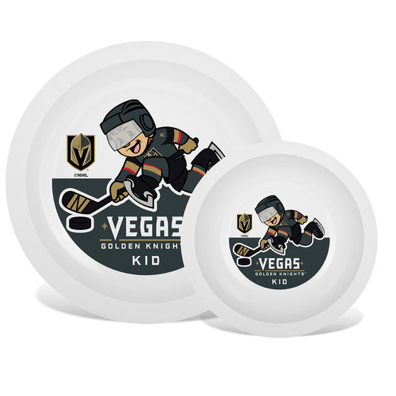 Las Vegas Golden Knights - Baby Plate & Bowl Set - 757 Sports Collectibles