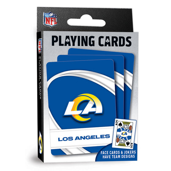 Los Angeles Rams Playing Cards - 54 Card Deck - 757 Sports Collectibles