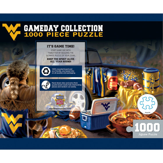 West Virginia Mountaineers - Gameday 1000 Piece Jigsaw Puzzle - 757 Sports Collectibles