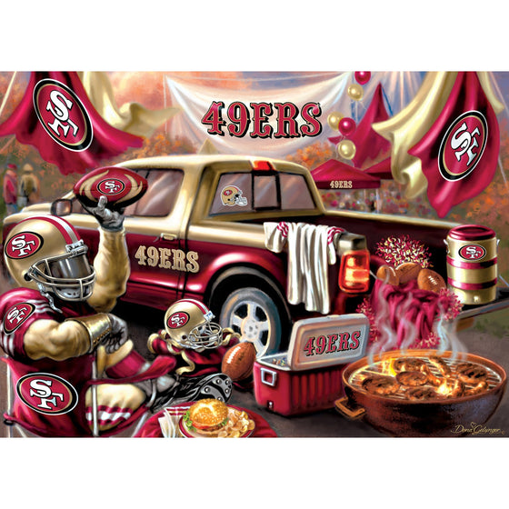 San Francisco 49ers - Gameday 1000 Piece Jigsaw Puzzle - 757 Sports Collectibles