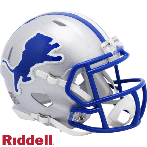 Detroit Lions Helmet Riddell Replica Mini Speed Style 1983-2002 T/B