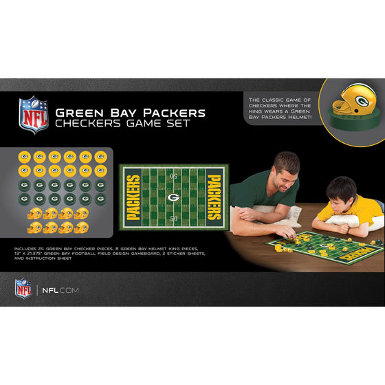 Green Bay Packers Checkers - 757 Sports Collectibles