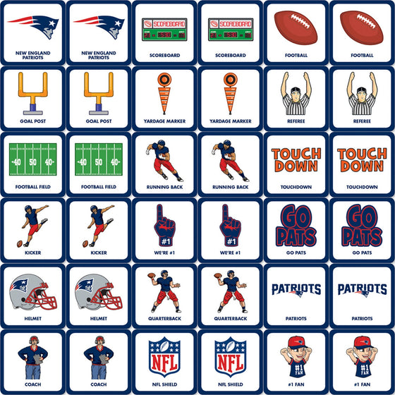 New England Patriots Matching Game - 757 Sports Collectibles