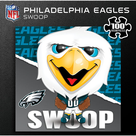 Swoop - Philadelphia Eagles Mascot 100 Piece Jigsaw Puzzle - 757 Sports Collectibles