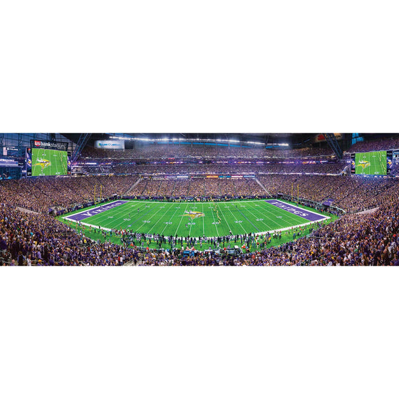 Minnesota Vikings - 1000 Piece Panoramic Jigsaw Puzzle - 757 Sports Collectibles