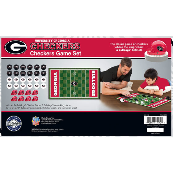 Georgia Bulldogs Checkers - 757 Sports Collectibles